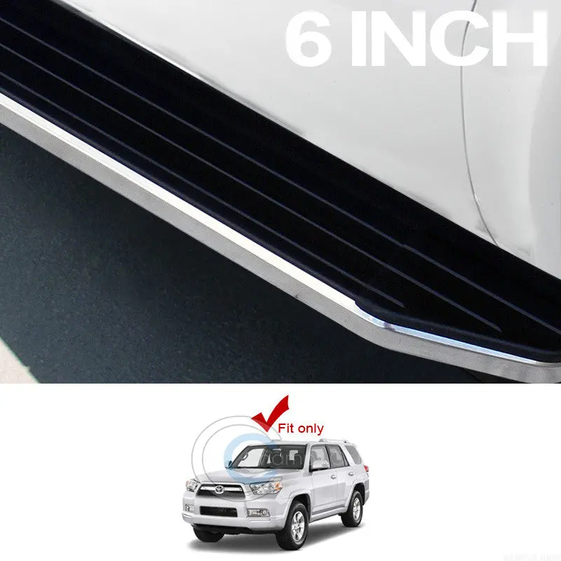 2010–2016 Toyota 4Runner Limited 6-Inch Chrome Aluminum Running Boards 1