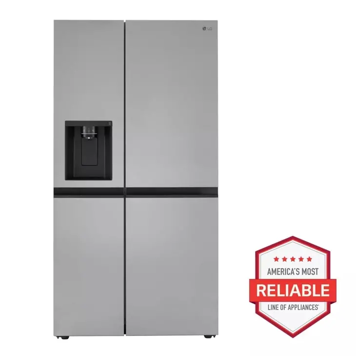 23-Cubic-Foot Counter-Depth Side-By-Side Refrigerator With Smooth-Touch Dispenser 1