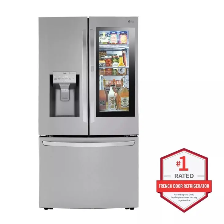 24 Cu. Ft. Instaview Door-In-Door Counter-Depth Refrigerator With Craft Ice 1