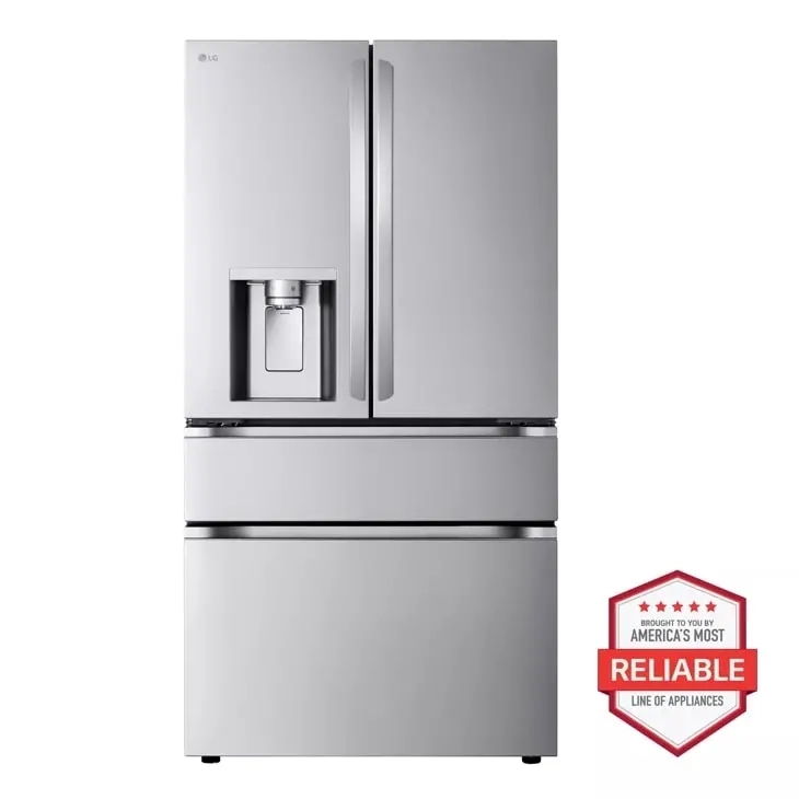 25 Cu. Ft. Counter-Depth Smart 4-Door French Door Refrigerator With Full-Convert Drawer™ 1