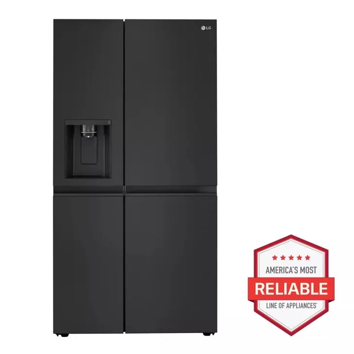 27 Cu. Ft. Side-By-Side Refrigerator With Touch-Control Ice Dispenser 1