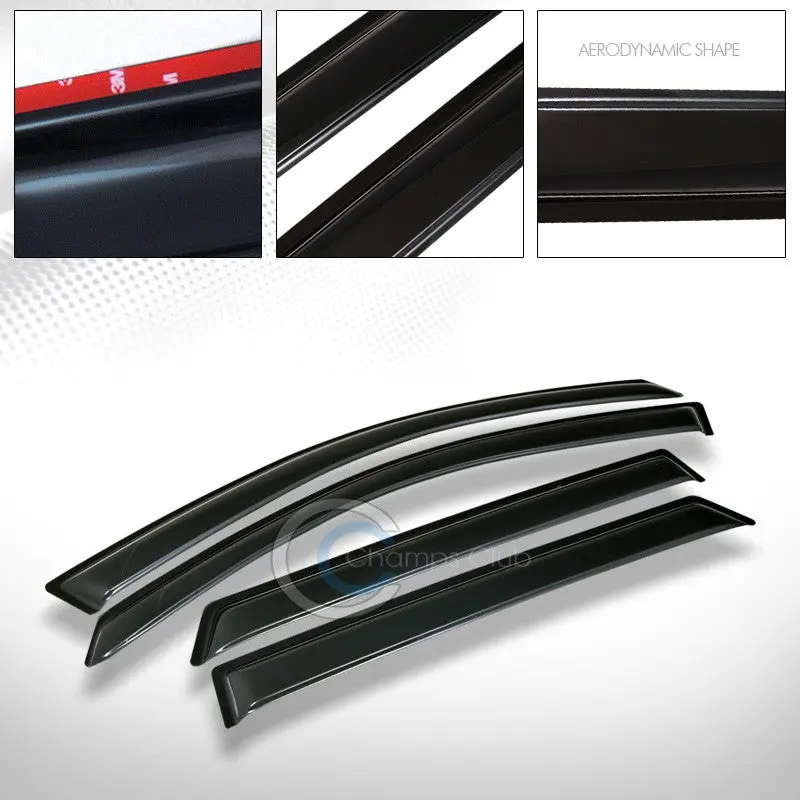 4-Piece Smoke Window Visors For 2010–2013 Kia Sorento 1