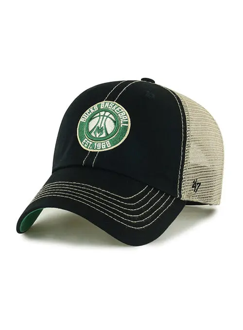 '47 Brand Clean Up Trawler Est Milwaukee Bucks Adjustable Cap 1