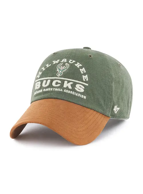 '47 Brand Windham Suede Milwaukee Bucks Adjustable Hat 1