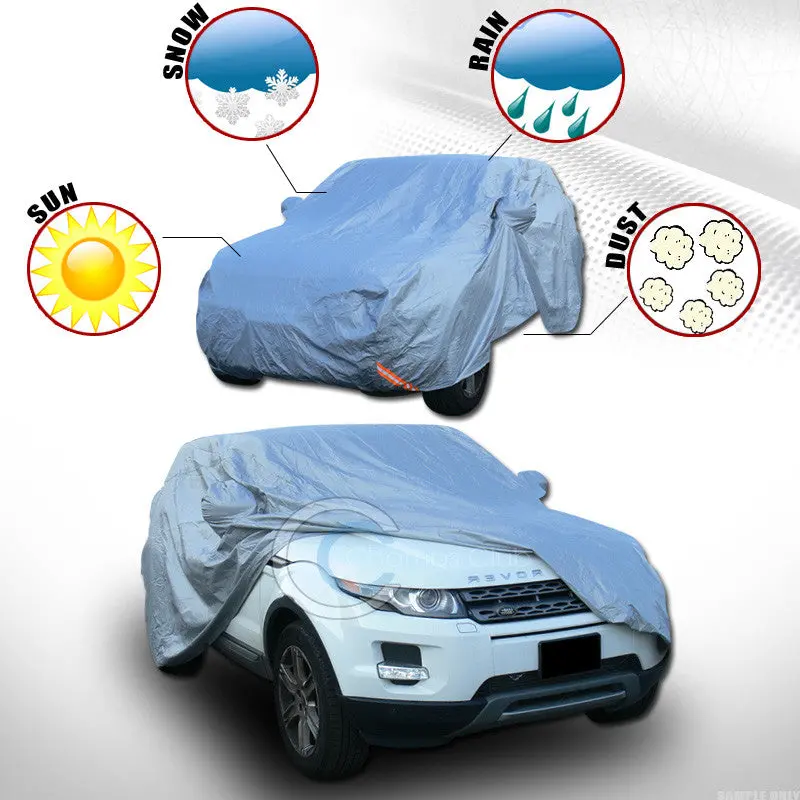4850Mm Waterproof, Uv-Resistant Suv Car Cover With Mirror Pockets – 4-Layer All-Weather Protection (Ca1) 1