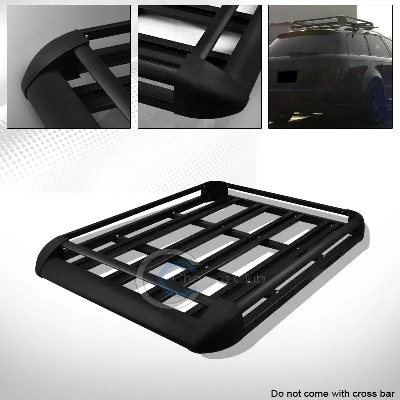 50-Inch Heavy-Duty Black Aluminum Roof Rack Basket With Cargo Carrier System (Model Ca1) 1