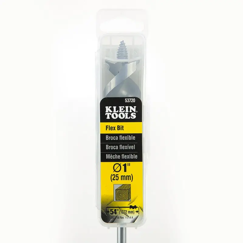 54-Inch 1-Inch Flex Auger Bit – Klein Tools 53720 1