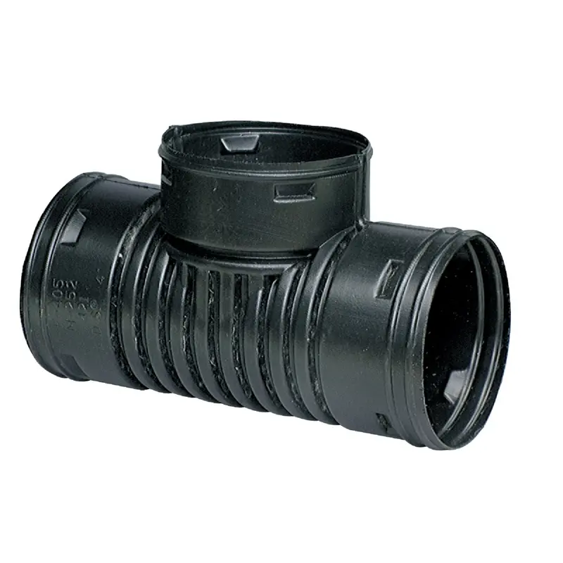 Advanced Drainage 3-Inch Corrugated Plastic Tee Fitting 1