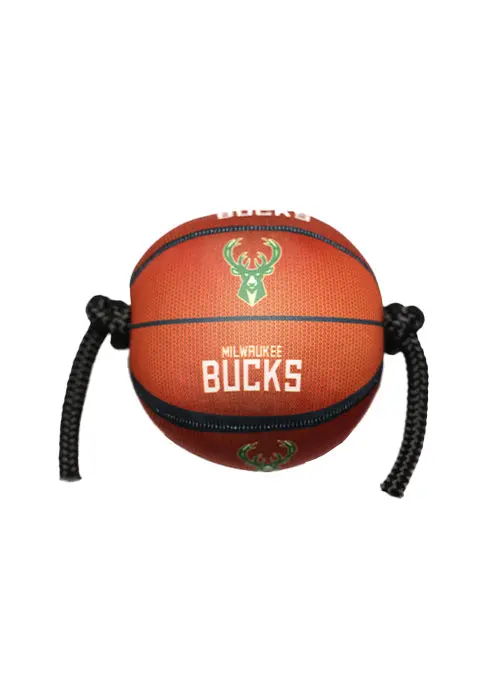 All Star Dogs Milwaukee Bucks Basketball-Style Tug Toy For Pets 1