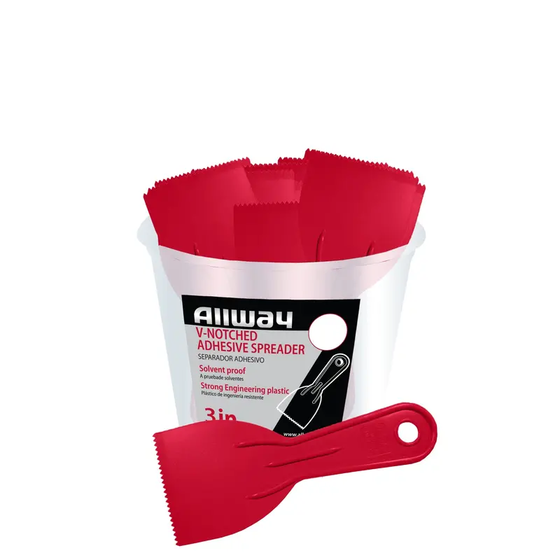 Allway Ds30V 3-Inch Celcon V-Notched Spreaders — 25-Pack Bucket 1
