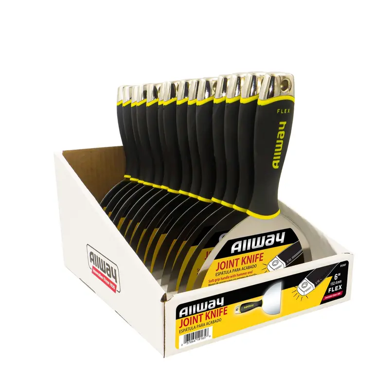 Allway Dsx6F-Dsp Display Kit: 14-Piece 6-Inch Flexible Joint Knife Set 1