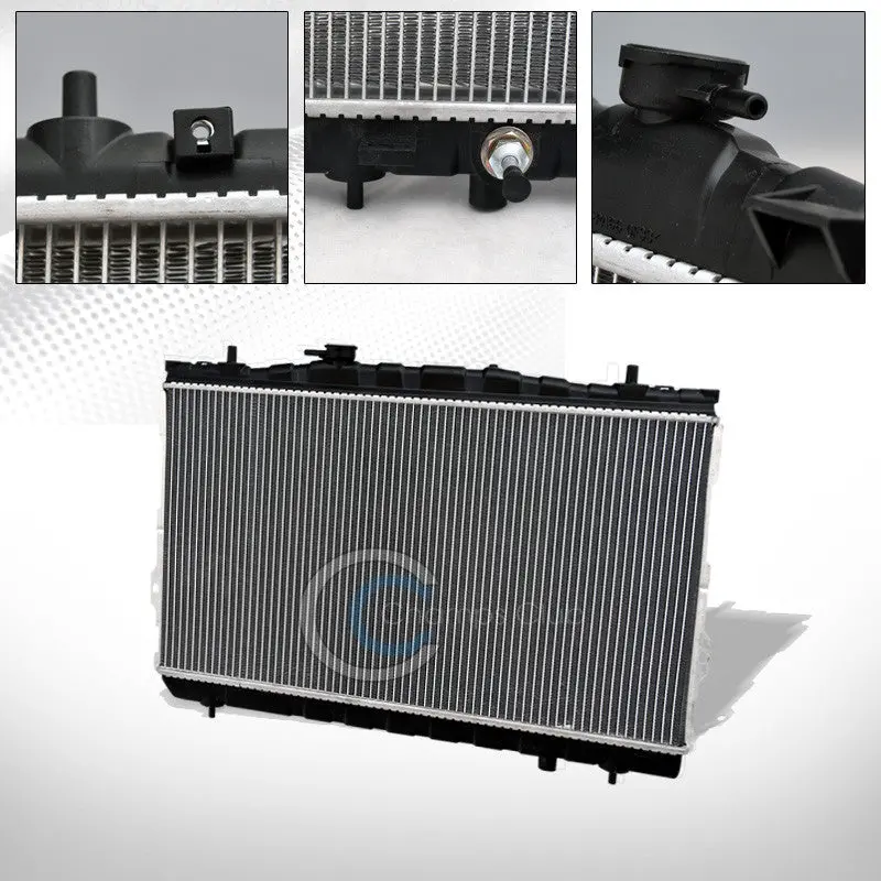 Aluminum Radiator For 2001–2006 Hyundai Elantra & 2003–2008 Tiburon (2.0L L4 / 2.7L V6) 1