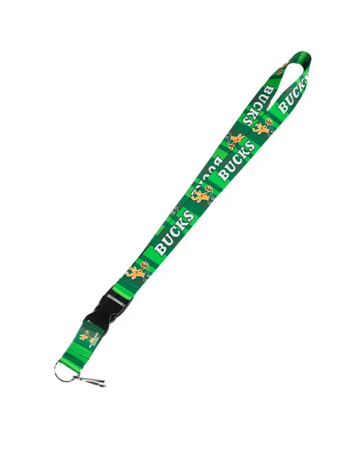 Aminco Hwc '68 Green Stripe Milwaukee Bucks Lanyard 1