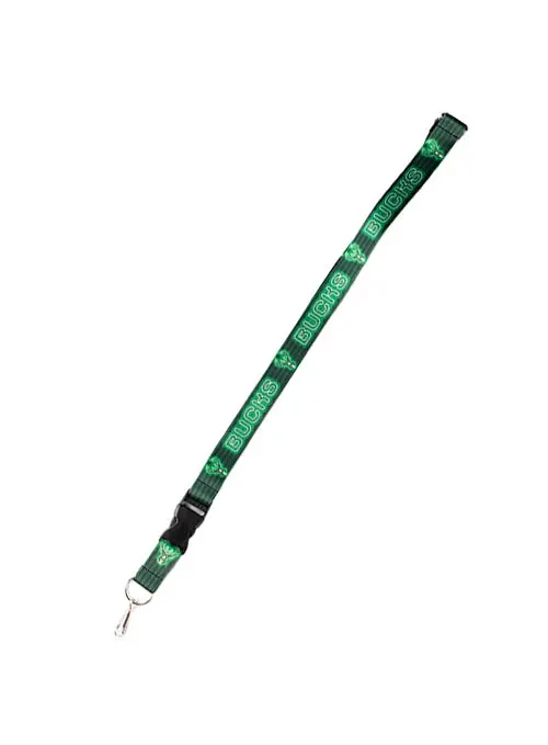 Aminco Milwaukee Bucks Neon Glow Lanyard 1