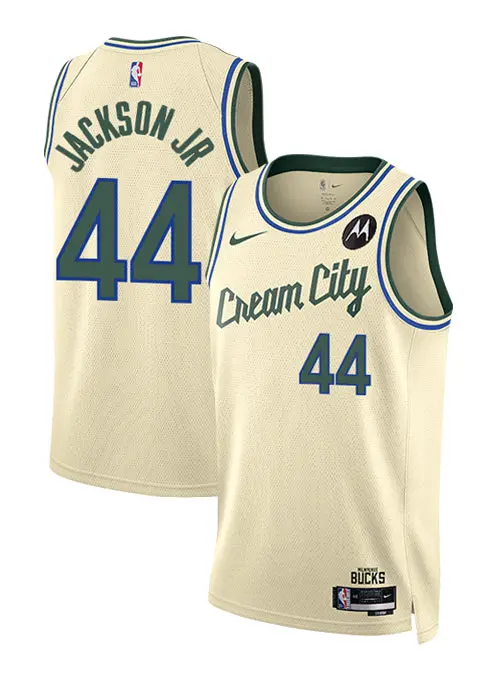 Andre Jackson Jr. Milwaukee Bucks 2025–26 City Edition Swingman Jersey – Nike 1