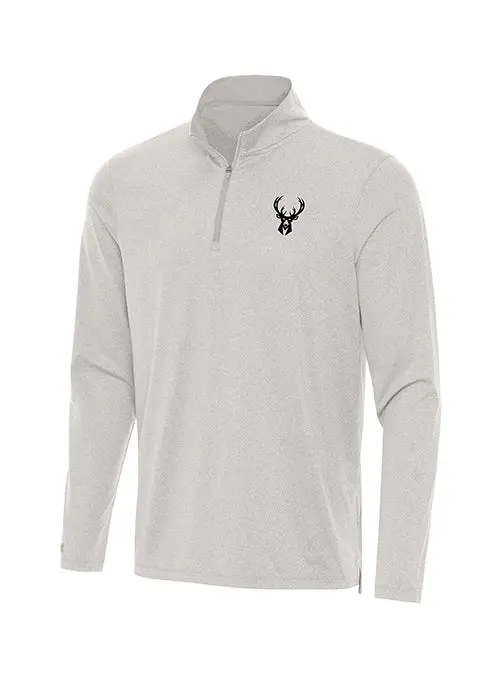 Antigua Kinetic Quarter-Zip Pullover – Milwaukee Bucks Fan Apparel 1