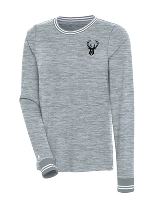 Antigua Women'S Tonal Icon Milwaukee Bucks Long-Sleeve Tee 1