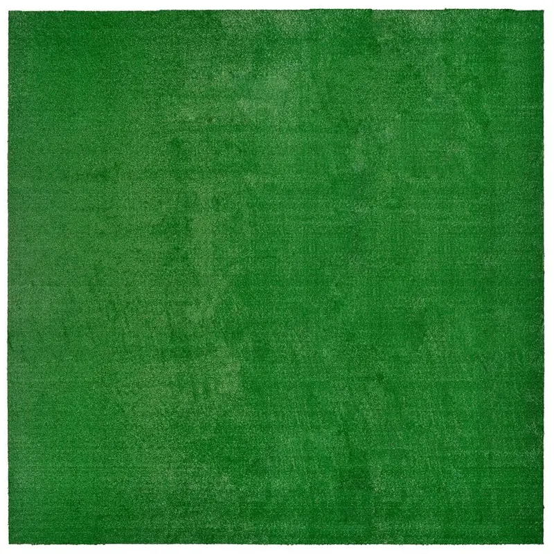 Artificial Grass Green Indoor/Outdoor Rug – 12' X 12' Lifelike Lawn-Look Patio Or Play Area Rug By Garland Rug 1