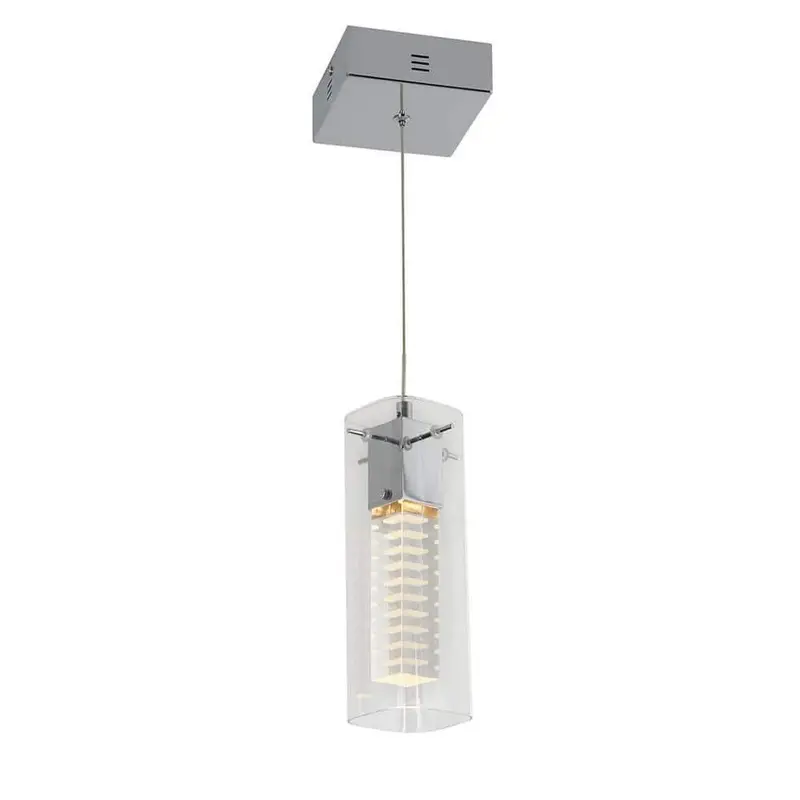 Artika Hologram Chrome Mini Pendant – 8.5W Integrated Led For Kitchen Island Use 1