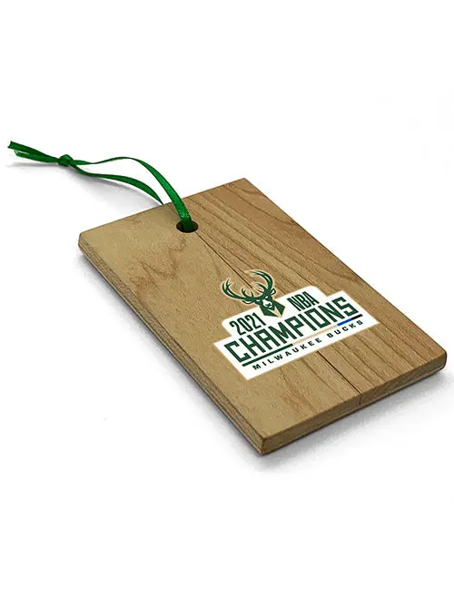 Artsman Milwaukee Bucks Championship Court Commemorative Ornament 1