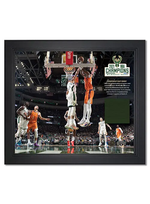 Artsman Nba Finals Legacy Series #1: Giannis Antetokounmpo Title-Clinching Performance Bucks Court Frame 1