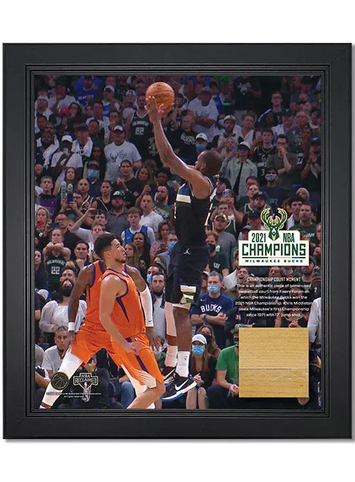 Artsman Nba Finals Legacy Series #4: Khris Middleton Championship-Clinching Moment Bucks Court Frame 1