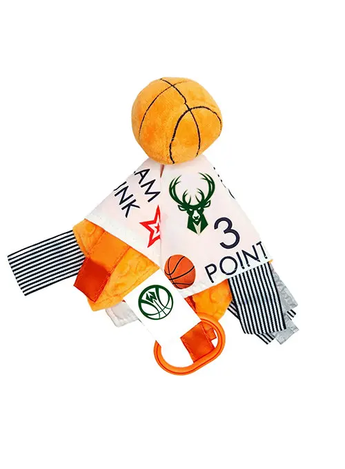 Baby Jack & Company Milwaukee Bucks Basketball-Themed Plush Learning Toy 1