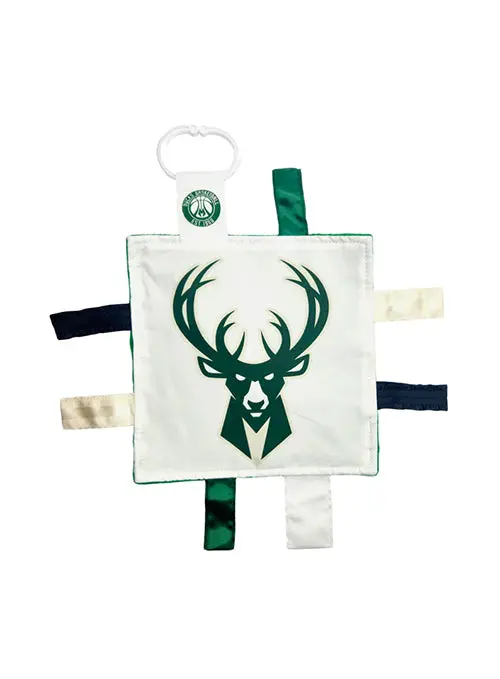 Baby Jack & Company Milwaukee Bucks Crinkle Sensory Toy With Icon Logo 1