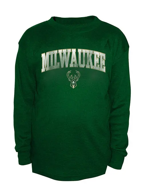 Big & Tall Fanatics Deer Green Thermal Long Sleeve T-Shirt – Milwaukee Bucks Cold-Weather Base Layer 1