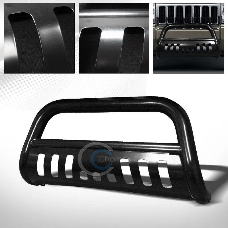 Black Bull Bar Push Bumper Grille Guard For 2005–2007 Grand Cherokee And 2006–2010 Commander 1
