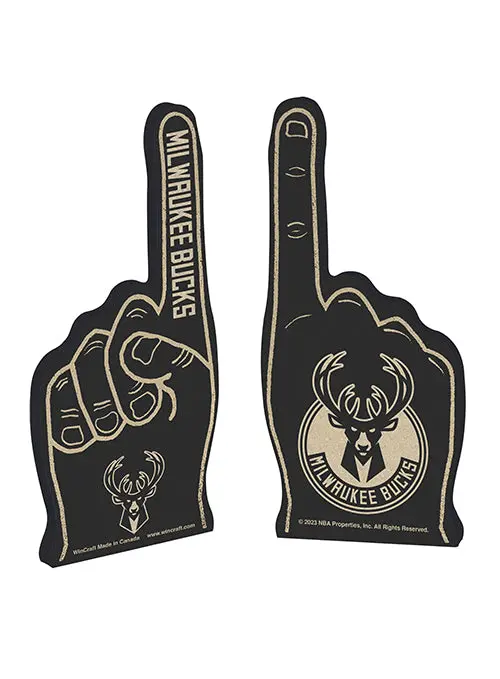 Black Foam Finger – Wincraft Milwaukee Bucks Fan Gear 1
