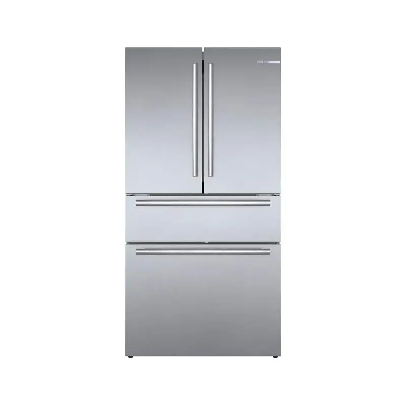 Bosch 800 Series 36-Inch Bar-Handle Counter-Depth French Door Refrigerator – 21 Cu. Ft., Stainless Steel With Ice & Water 1
