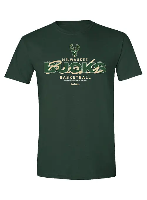 Bucks In Six Double Double T-Shirt – Milwaukee Bucks Basketball-Inspired Casual Wear 1