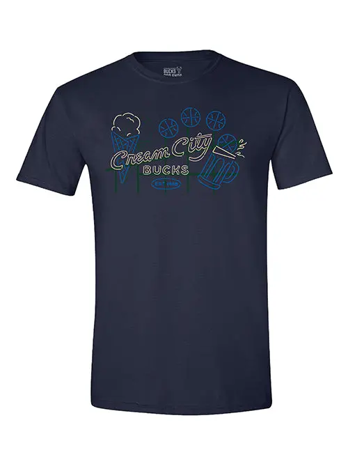 Bucks Pro Shop Milwaukee Bucks 2025-26 City Edition Nettles T-Shirt 1