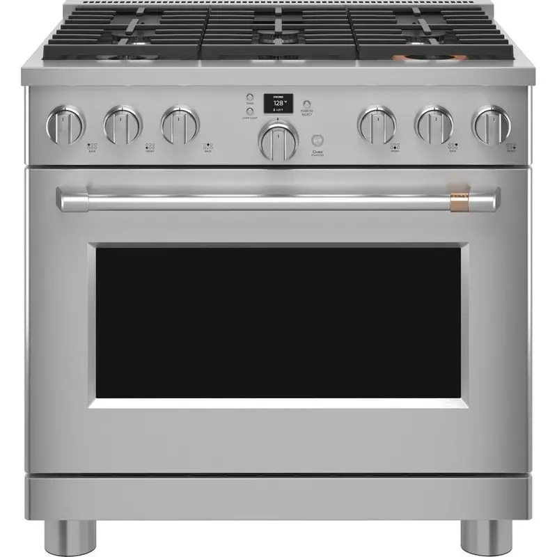 Café 36-Inch Smart Dual Fuel Range – 5.75 Cu. Ft., 6 Burners, Convection Cooking 1