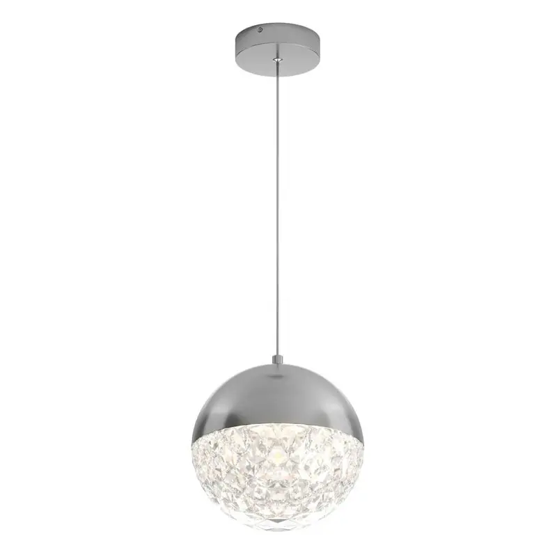Carat Ball Mini Pendant – 15W Integrated Led, Chrome Finish, 3-Color Temperature Options 1