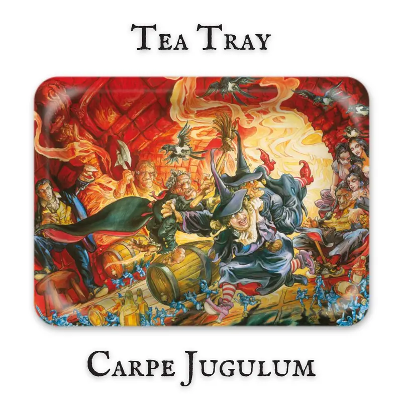Carpe Jugulum Tea Tray – Vampire Satire Discworld Edition 1