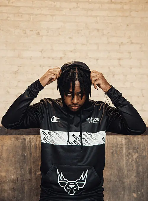 Champion Teaming Bucks Gaming Hoodie – Official Nba Esports Collection 1