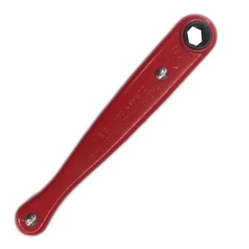 Chapman Mfg Cm-13 Famous Mini 1/4" Drive Ratchet — Red & Silver 1