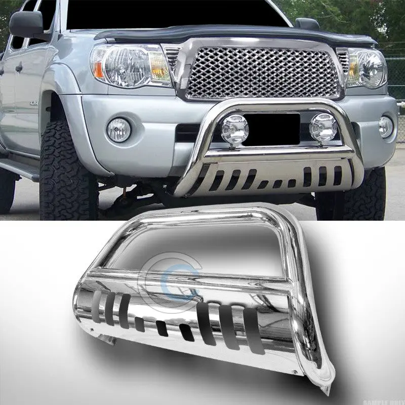 Chrome Steel Bull Bar Brush Guard For 2005–2011 Dodge Dakota 1