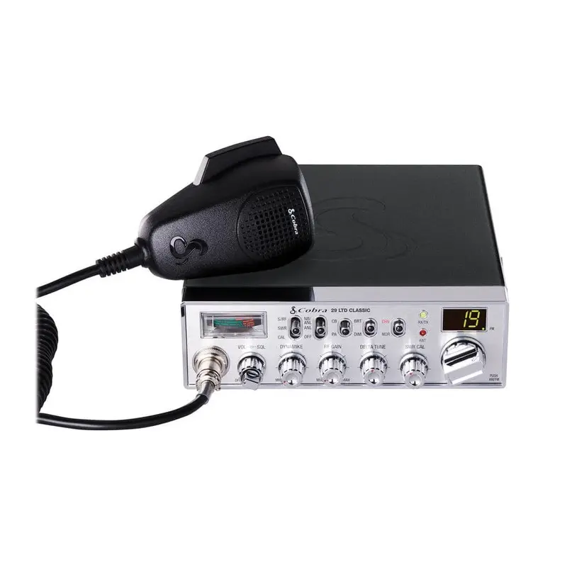 Cobra 29 Ltd Classic Black 40-Channel Am/Fm Cb Radio With Microphone 1