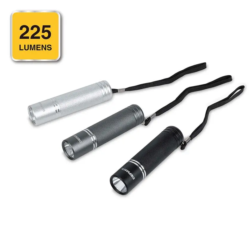 Defiant 225-Lumen Aluminum Led Flashlight – 3-Pack 1