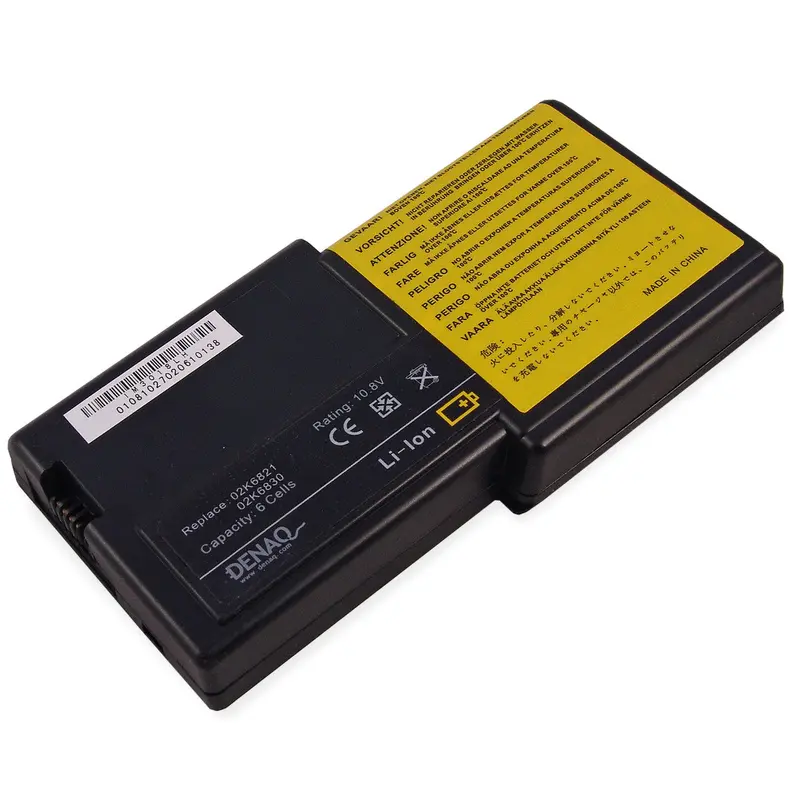 Denaq 58Wh 6-Cell Replacement Battery For Ibm Thinkpad R30 And R31 1