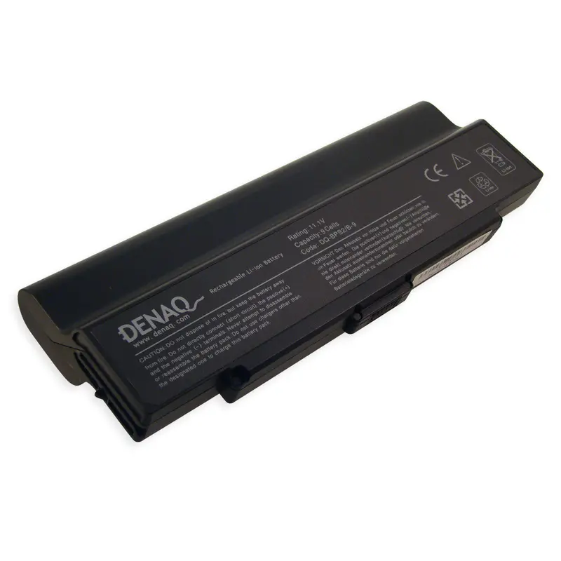 Denaq 6600Mah 9-Cell Li-Ion Battery For Sony Vgn-C/Fe/Fj/Fs/Ft/N/S/Sz/Y Series 1