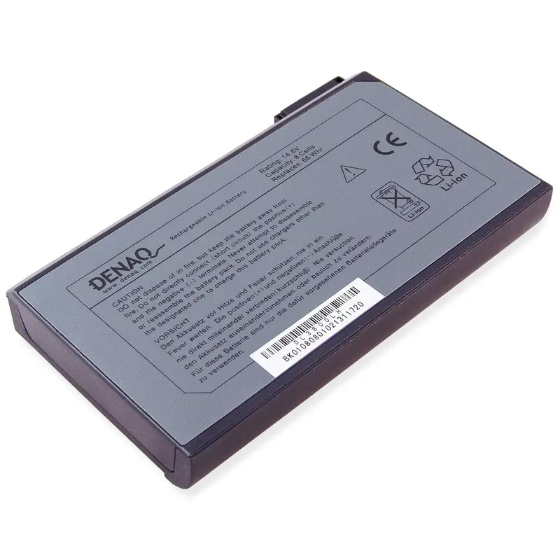 Denaq 8-Cell 66Wh Li-Ion Battery For Dell Inspiron 2500–8200, Latitude C/Cpi/Cpx Series, And Precision M40/M50 1