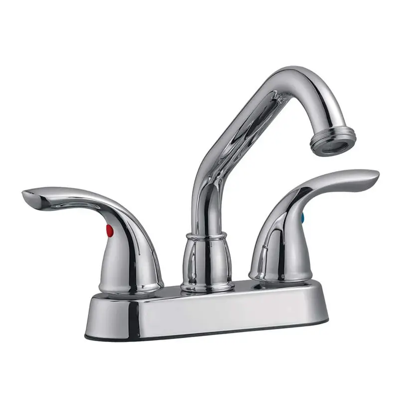 Design House Ashland 2-Handle Utility Faucet – Polished Chrome Finish For Service Sinks 1