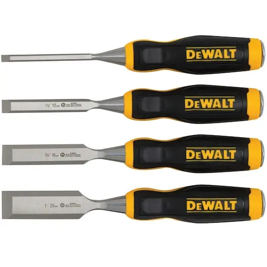 Dewalt 4-Piece Wood Chisel Set – Full-Size Assortment Dwht16063 1