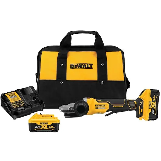 Dewalt Dcg413Fr2 20V Xr 5-Inch Flat-Head Angle Grinder Kit 1