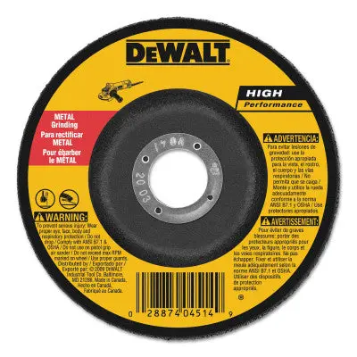 Dewalt Dw4949 9" X 1/4" X 7/8" General-Purpose Metal Grinding Wheel — Pack Of 10 1