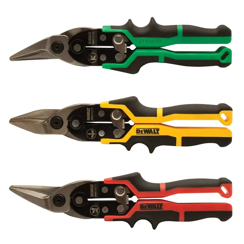 Dewalt Dwht14676 Set Of 3 Professional Aviation Snips – Straight, Left, Right Cut 1